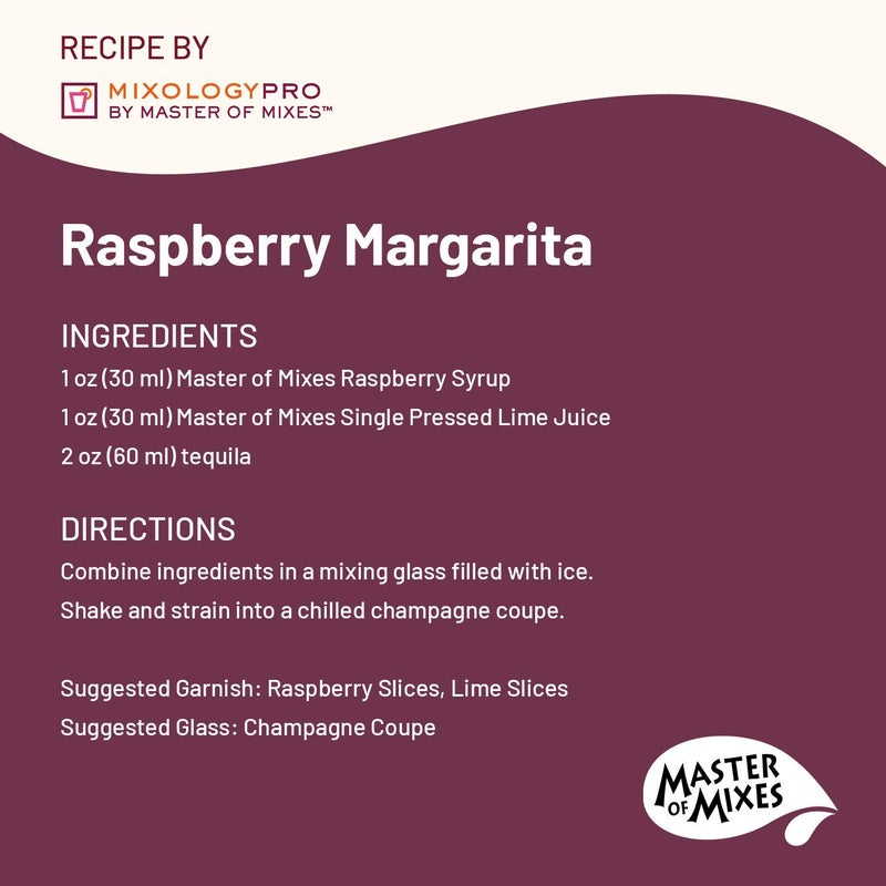 Master of Mixes Cocktail Essentials Infused Raspberry Syrup, 375 ML Bottle (12.7 Fl Oz) - Image 4